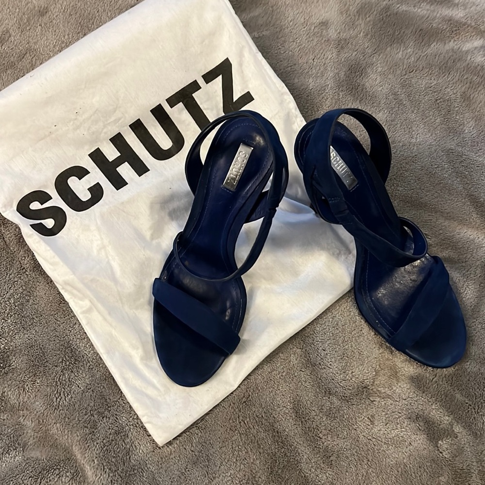 Schutz Blue heels